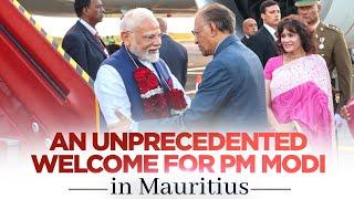 LIVE: PM Modi arrives to a ceremonial welcome in Mauritius