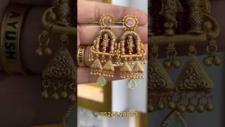 Beautiful Gold Earrings design #new #jewellery #trending #new #gold