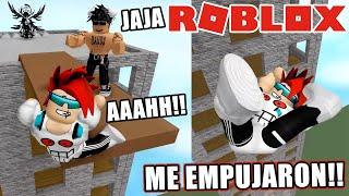 Jugador Malvado Me Empujo | Roblox Ragdoll Engine Ciudad Rompe Huesos | Juegos Roblox en Español