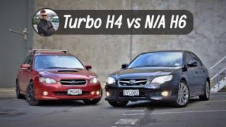 Subaru Legacy 2.0T Wagon vs 3.0R Sedan