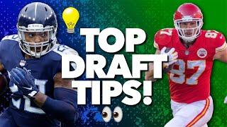 Fantasy Football Draft Tips to WIN your Leagues in 2021