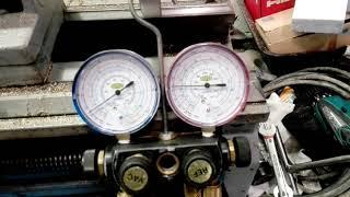 Variable displacement AC compressor test