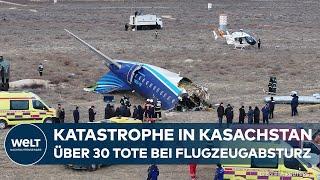 KASACHSTAN: Flugzeugabsturz von Azerbaijan Airlines fordert über 30 Todesopfer