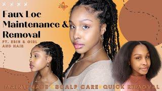 QUICK FAUX LOC MAINTENANCE & REMOVAL w/ #EBIN & #GIRLANDHAIR