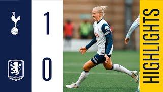 SUMMANEN'S 40-YARD SCREAMER // HIGHLIGHTS: SPURS 1-0 ASTON VILLA // TOTTENHAM HOTSPUR WOMEN