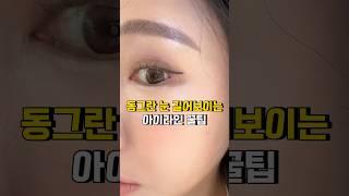 동그란 눈 길어보이는 아이라인 꿀팁 #메이크압 #메이크업꿀팁 #메이크업제품추천