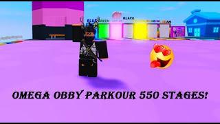 oMega Obby Parkour 550 Stages! Full Gameplay