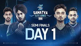 Samatva Elite Series Semi Finals Day-1 | BGMI | iQOOSOUL, Wyld Fangs, K9 esports, etc.