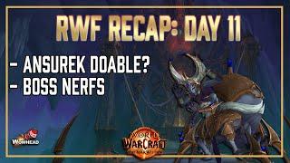 Is Ansurek even Possible? Enrage at 15?! Race to World First Recap Day 11