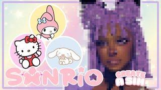 I made Sims INSPIRED by Hello Kitty and Friends