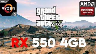Grand Theft Auto V RX 550 4GB (All Settings Tested)