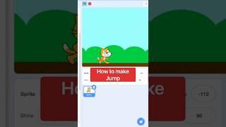 TRY THIS  - Jump and GRAVITY in Scratch tutorial #shorts