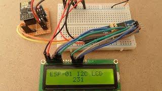 ESP8266 ESP-01 with I2C LCD