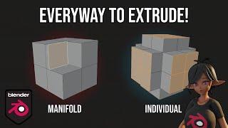 Every Way to Extrude in Blender 4.2!