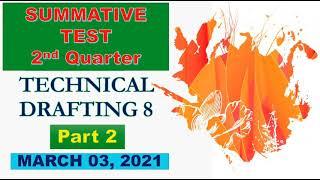 PART 2-SUMMATIVE TEST | TECHNICAL DRAFTING 8 | 2ND QUARTER | SIR WYETH'S CLASSROOM