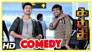 Kaththi Full Comedy Scenes | Tamil Comedy | Vijay & Sathish Comedy | Vijay & Samantha cute Comedy