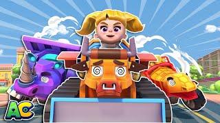 EVIL VILLAIN HYPNOTIZED Animal Car City! Help, Rescue Squad! | Super Truck Rescue Team