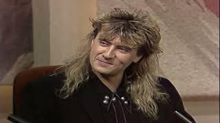 Joe Elliott  Lead Singer of Def Leppard, Late Late Show 1989