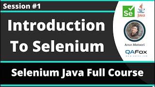 Selenium Java Training - Session 1 - Introduction to Selenium