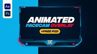 PS/AE: Animated Facecam Overlay Tutorial (+FREE TEMPLATE) - Tutorial by EdwardDZN ft. DemoCreator