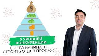 5 уровней конкуренции.Как начать строить отдел продаж | Александр Гич