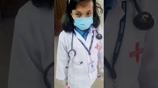 Sakshi as a Doctor #sakshi #cute #doctor #viral #kidsvideo #video #vlog #shorts #shortvideo #kids