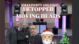 DJ GIGLOG!! CHRISTMAS PARTY WITH BETOPPER LB150 LIGHTS