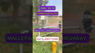 FARMHOUSE FOR SALE || MALLEPALLY CITY || CHINTAPALY SAI BABA TEMPLE #rrr #farmhouse #ytshorts #yt