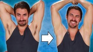 Guys Shave Their Armpits For The First Time