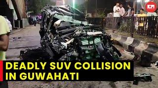 Assam: High-speed collision claims lives of two in Guwahati’s Khanapara, two others injured