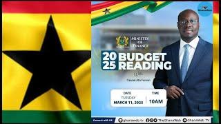 LIVE: Minister of Finance presents 2025 budget statement