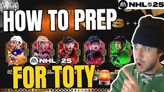 HOW TO PREPARE FOR TEAM OF THE YEAR IN NHL 25 HUT