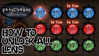 How to get all the Lens in Fatal Frame 5 Maiden of Black Water