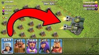 НОВЫЕ ЮНИТЫ CLASH OF CLANS vs ПУЛЕМЕТ ИЗ BOOM BEACH ПРИВАТНЫЙ СЕРВЕР! COC PRIVATE SERVER   1