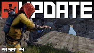 High Calibre Revolver, New Large Rocks, Siege Weapons | Rust Update 20th September 2024