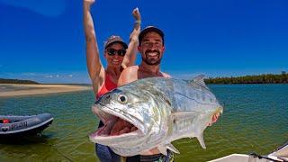 Taka caught this HUGE Queenfish (Sailing Popao) Ep.64