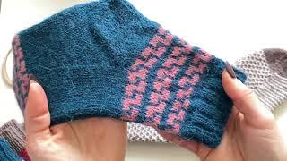 Готовые Носки. Новая Пряжа и Спицы.#носки#socken.