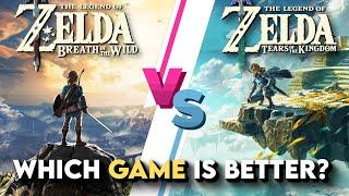 Who Won? Zelda Tears of the Kingdom Vs Breath of the Wild - The Ultimate Open World Comparison