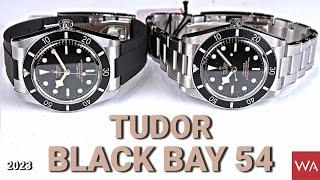 TUDOR Black Bay 54. A tribute to the Oyster Prince Submariner Reference 7922 presented in 1954.