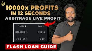 FLASHLOANS and ARBITRAGE: Turning $105 into $933,850 in 12 Sec [LIVE]