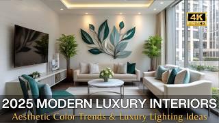 2025 Aesthetic Color Trends and Luxury Lighting Ideas for Modern Luxury Interiors