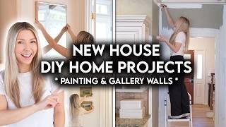 DIY HOME PROJECTS + DECORATE WITH ME | NEW HOUSE UPDATES