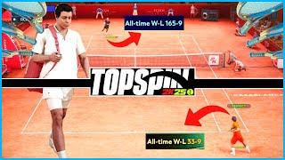 Playing Against TopSpin 2K25's Greatest Players | World Tour | Intense Matchups