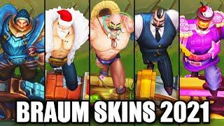 All Braum Skins Spotlight (League of Legends)