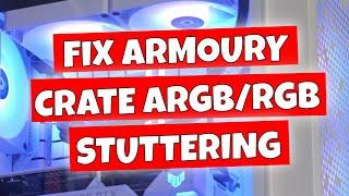 FIX ASUS Aura Sync Armoury Crate Flashing Flickering & Stuttering ARGB Lighting