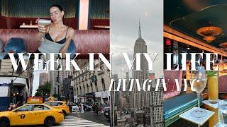 WEEK IN MY LIFE LIVING IN NYC: celebrating my birthday, going on a diet, NYC struggles