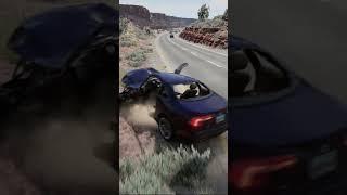 Do You Think Bro Survived? BEAM.NG Realistic Crashes! #gaming #trending #viral #youtubeshorts #car