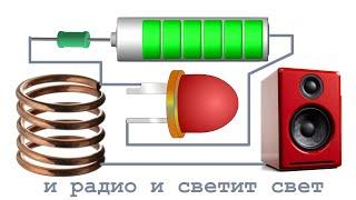 Радиоприемник Детекторный из СВЕТОДИОДА и медной пружинки "Деда АртОма83"