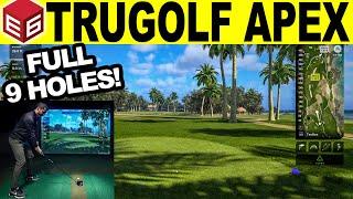 TruGolf E6 Apex Golf Simulator Software Review! FULL 9 Holes! ️‍️