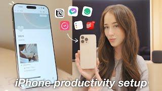 My Favorite iPhone Productivity Apps 2025 ⭐️ | iPhone 16 Pro Max Productivity Setup